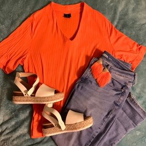 Orange Worthington Shirt
